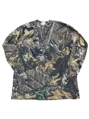 Mossy Oak Men’s Medium Camo Hunting Shirt Mesh Performance Long Sleeve